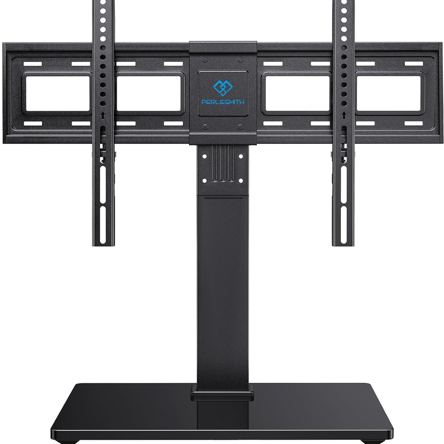 PERLESMITH Universal Swivel TV Stand Legs for 37-75 inch TVs, Height Adjustable Tabletop Mount Holds up to 99lbs, Television Table TV Stands for Livingroom & Bedroom, Universal VESA 600x400mm, PSTVS13