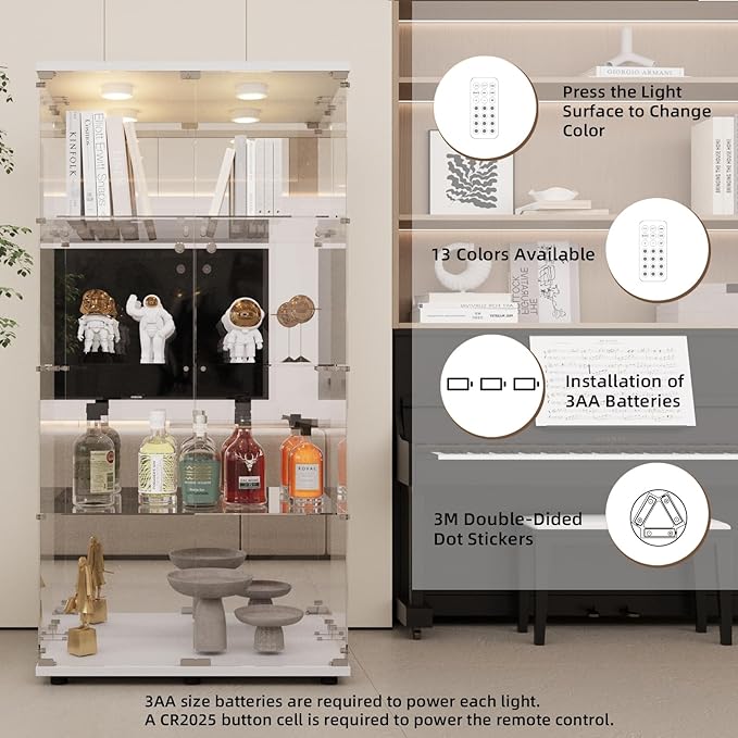 Beauty4U Glass Display Cabinet