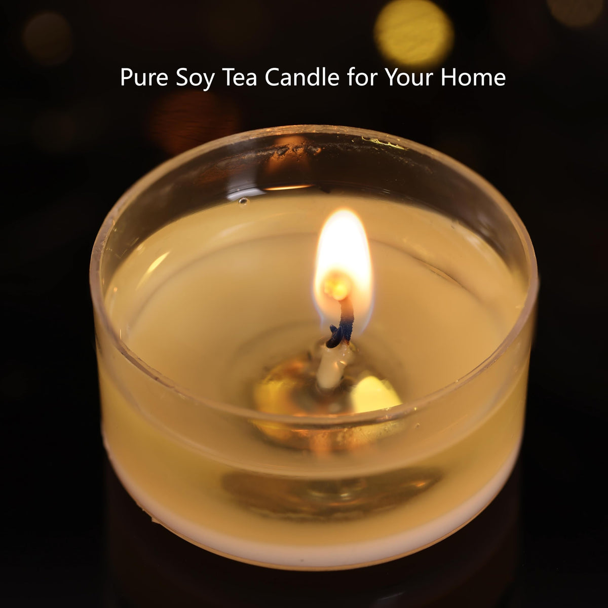DEVI Soy Tea Lights Candles 200 Pack, 6 Hour White Tea Candles Bulk, Soy Wax Tea Lights Bulk-6 Hours Long Burning, Unscented Small Votives Bulk for Wedding Favors, Party Events, Shabbat,Home Decor