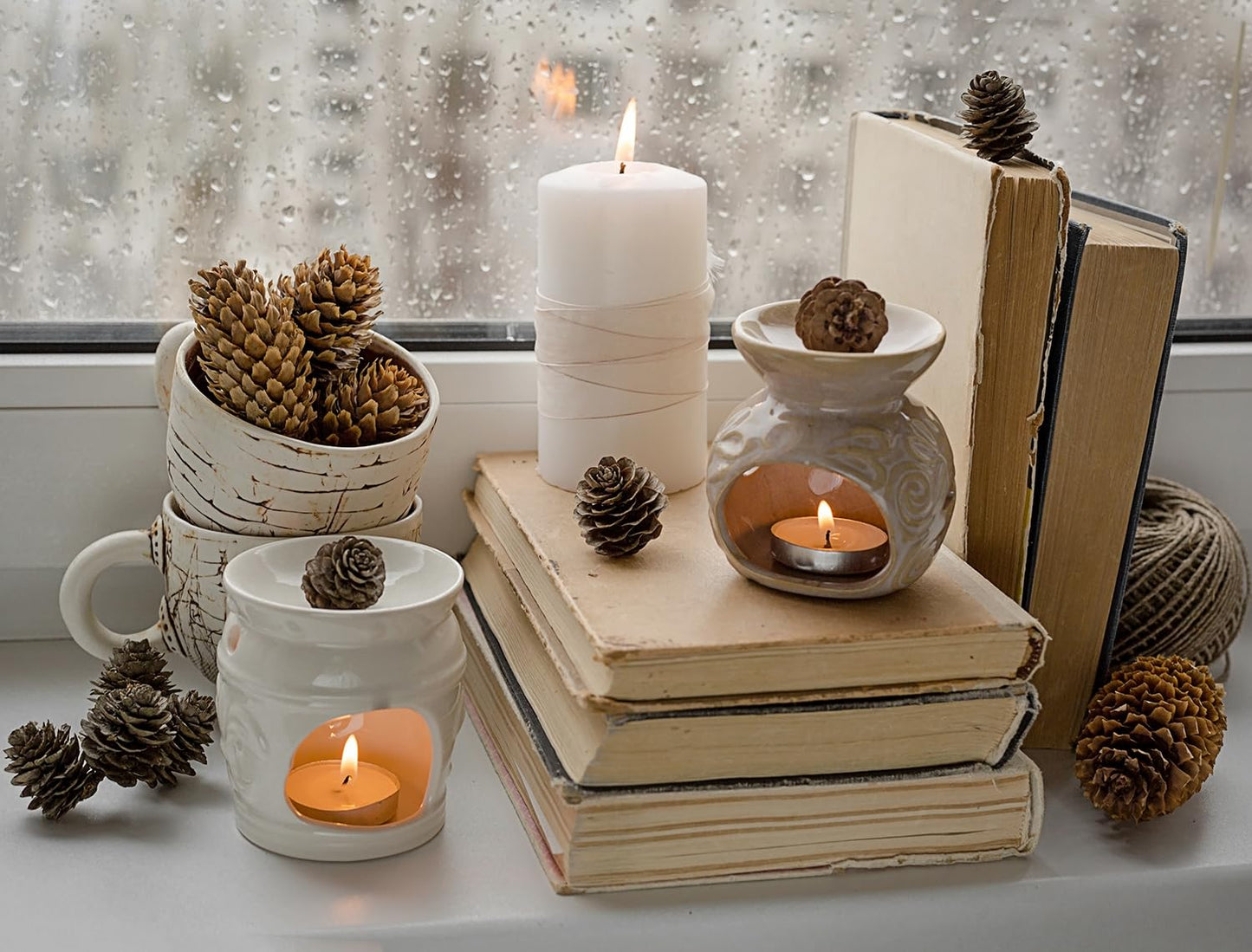 Ner Candles 50-Count Unscented Tea Lights Candle in Bulk, Smokeless, Dripless & Long Lasting 4.5-Hours Small Votive Mini Tealight Candles for Home, Pool, Shabbat, Weddings & Emergencies (Pack of 50)