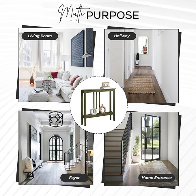 Kings Brand Furniture Narrow Console Table