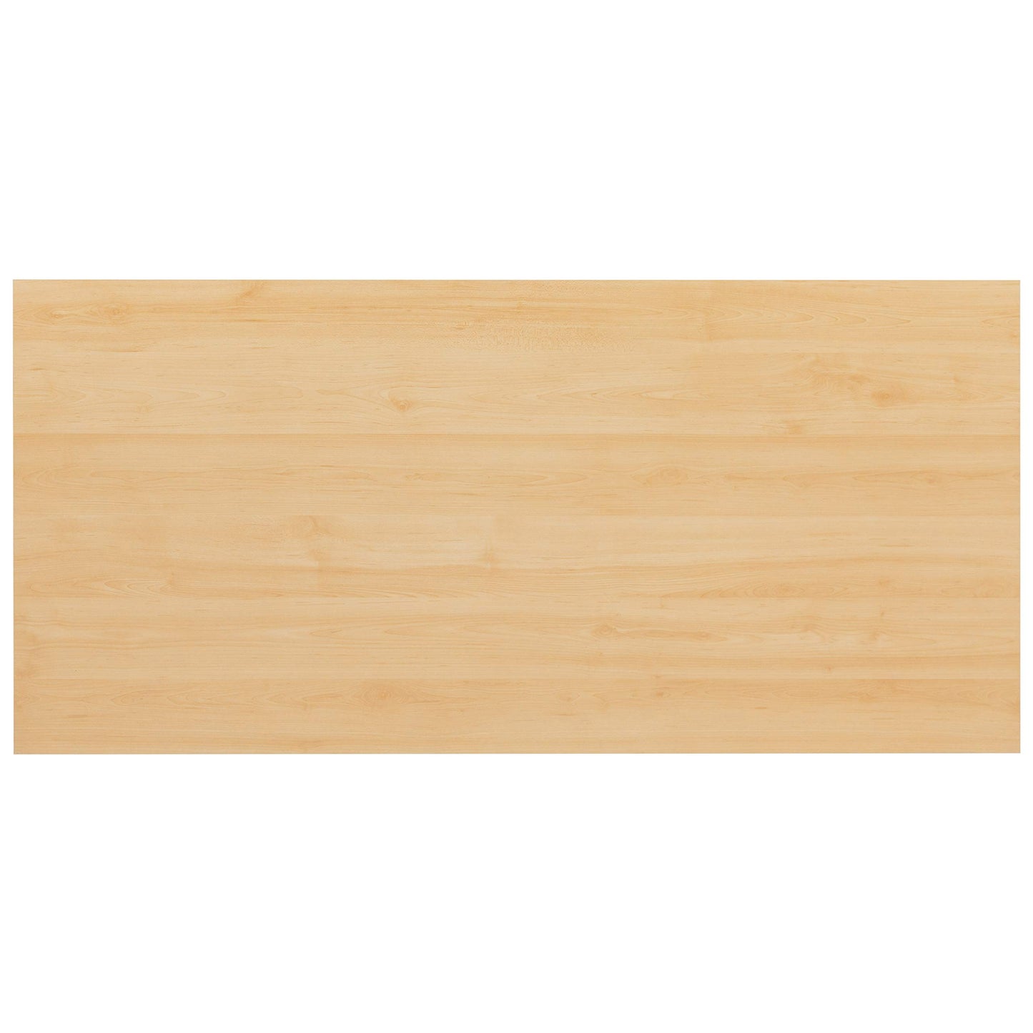 Flash Furniture Tiverton Industrial Modern Desk - Commercial Grade Office Computer Desk and Home Office Desk - 47" Long (Maple/White)