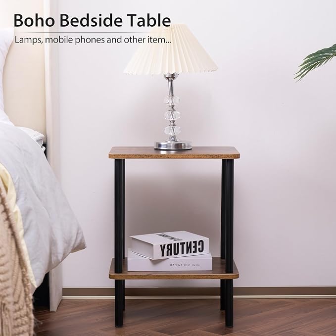 Apicizon 2 Tier End Table, Small Side Table