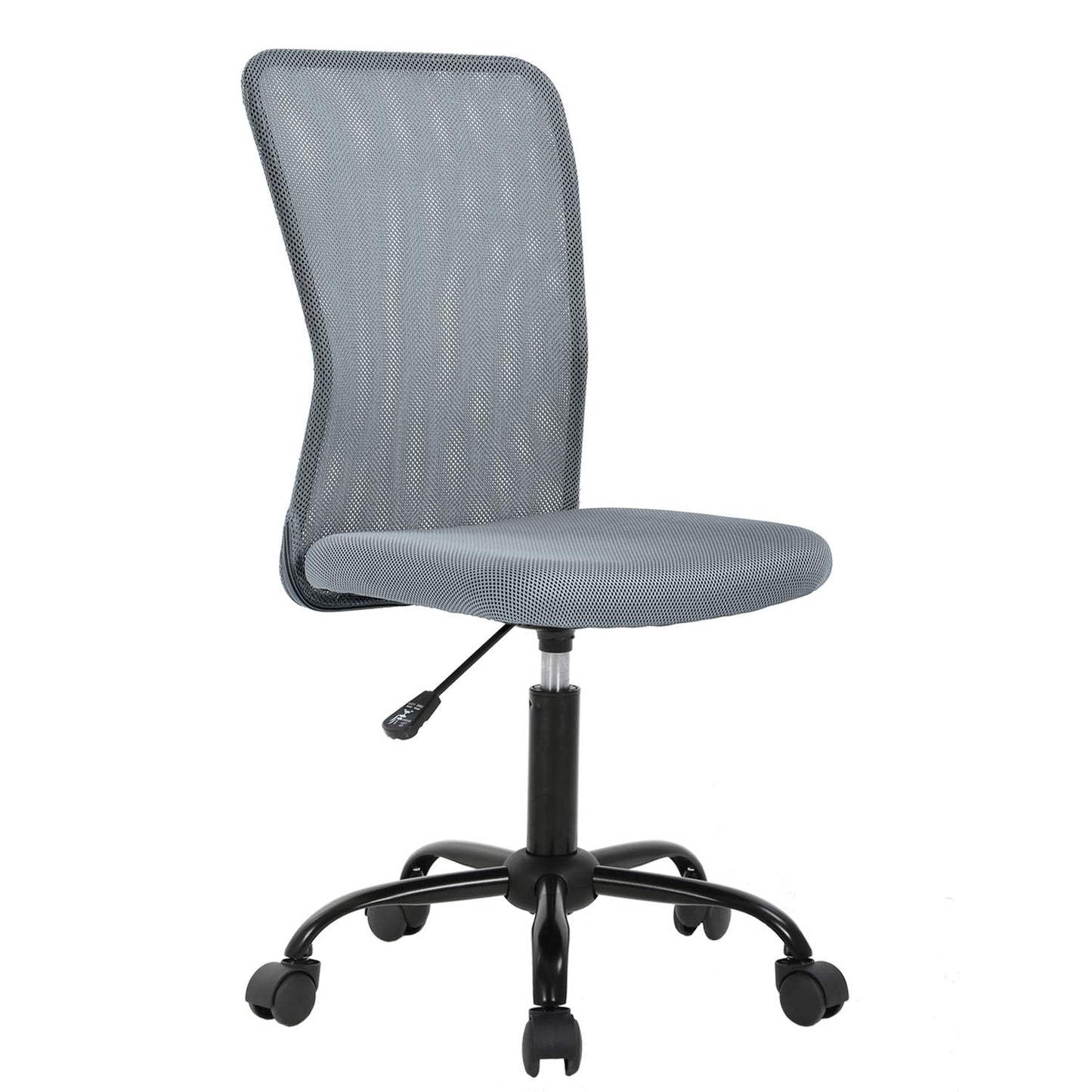 BestOffice Ergonomic Office Chair Desk Chair Mesh Computer Chair Armless Back Support Modern Executive Rolling Swivel Chair with Lumbar Support(Grey)