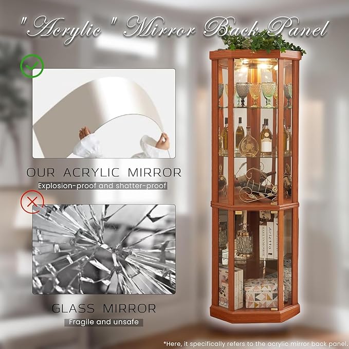 Corner Display Curio Cabinets