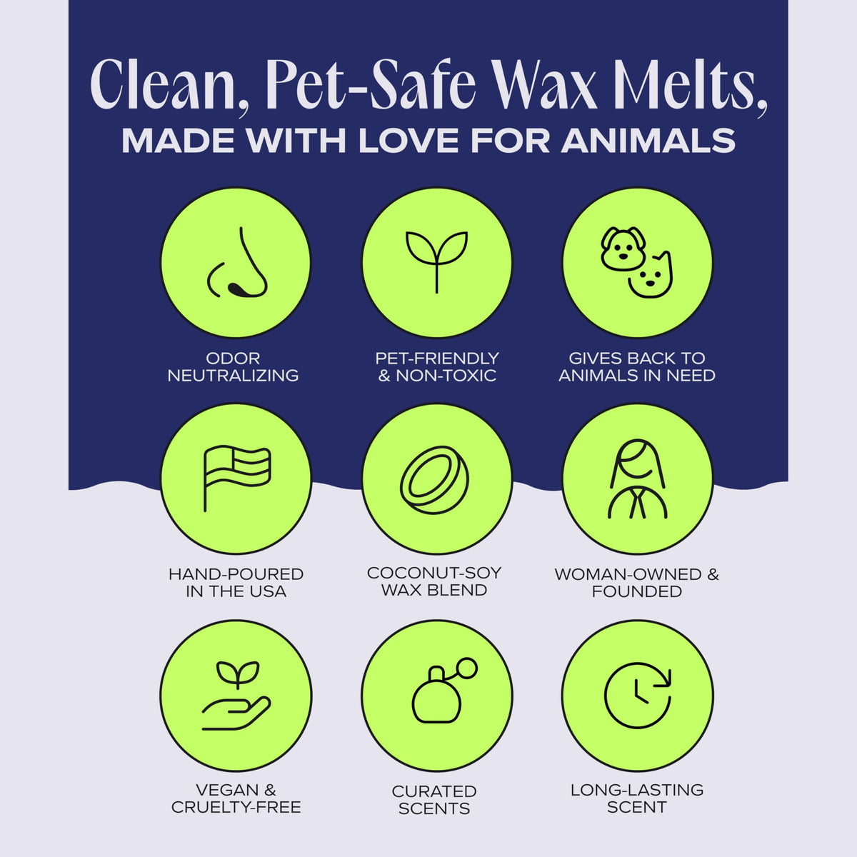 Companion Candles Nostalgia Pet-Friendly Wax Melt – Spicy Amber & Sweet Floral Fragrance - Coconut Soy Wax, Long-Lasting Scent, Made in USA, 3 oz