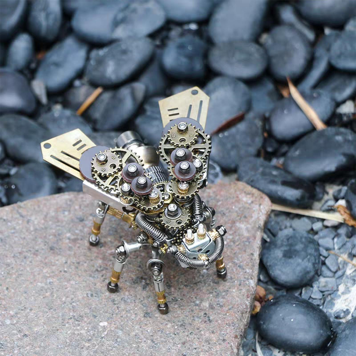 Adult 3D Metal Puzzle, Punk Insect Model Set, 3D Metal Puzzle Mechanical Insect Building Blocks, Fun DIY Assembly, high-end Men's Gifts.