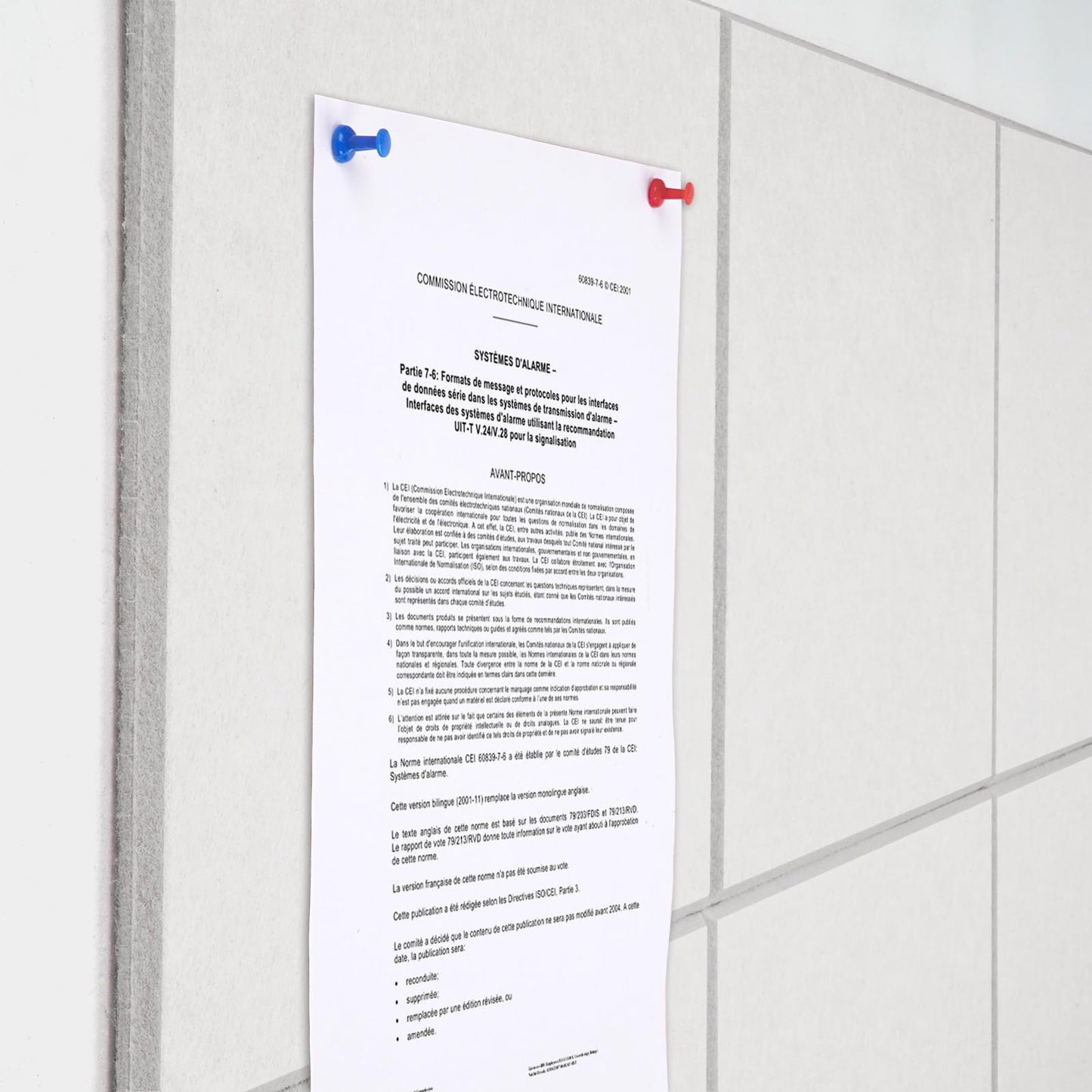 Large Cork Board Alternative 36" X 24" Bulletin Board - 6 Pack Removable Felt Wall Tiles, Cork Wall Tiles Bulletin Board Home Office Essentials - Warm White