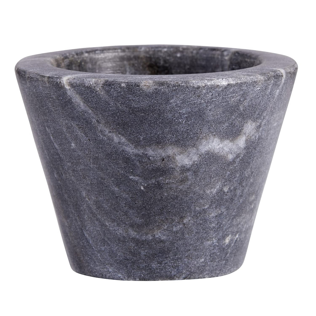 Santa Barbara Design Studio Table Sugar Marble Pinch Pot, 2-Inch Diameter, Black