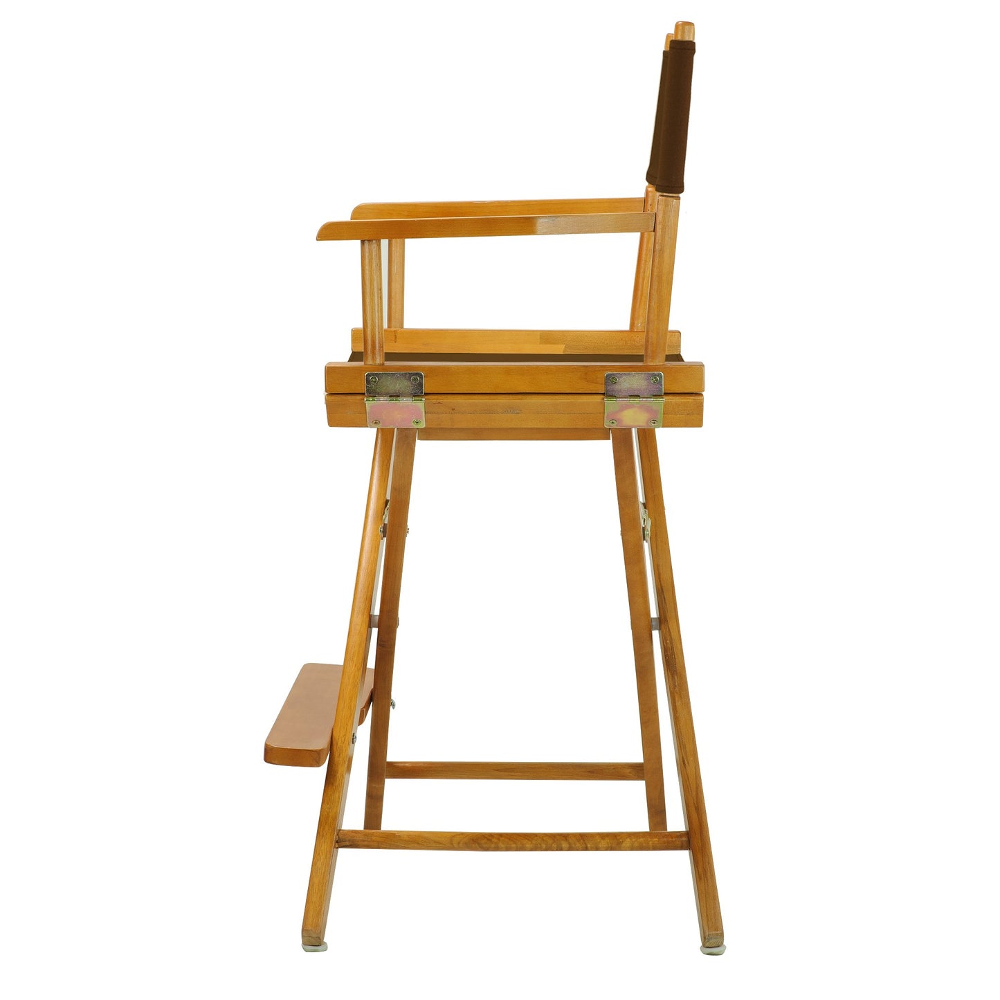 Casual Home 220-05/021-45 Director Chair 24" - Counter Height Honey OakFrame/Brown Canvas