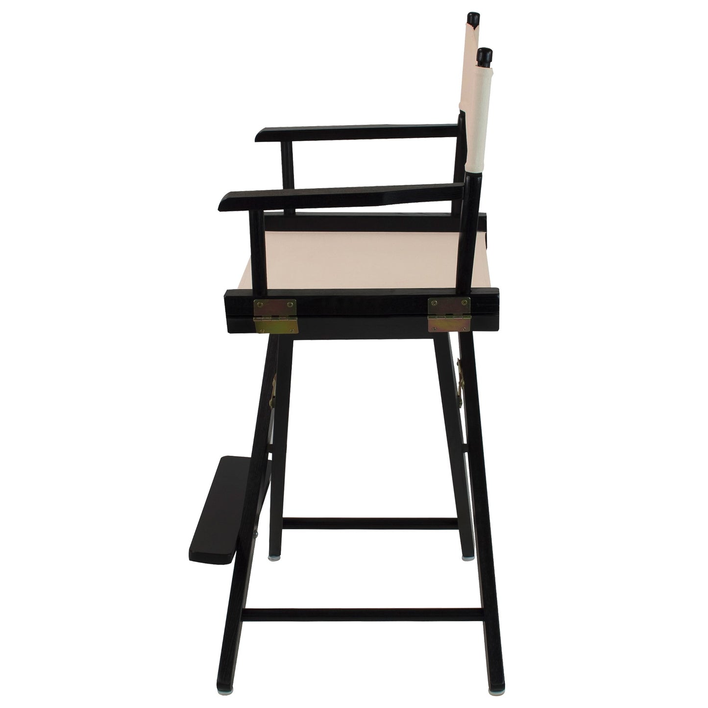American Trails Extra-Wide Premium 24" Director's Chair Black Frame with Natural Canvas, Counter Height