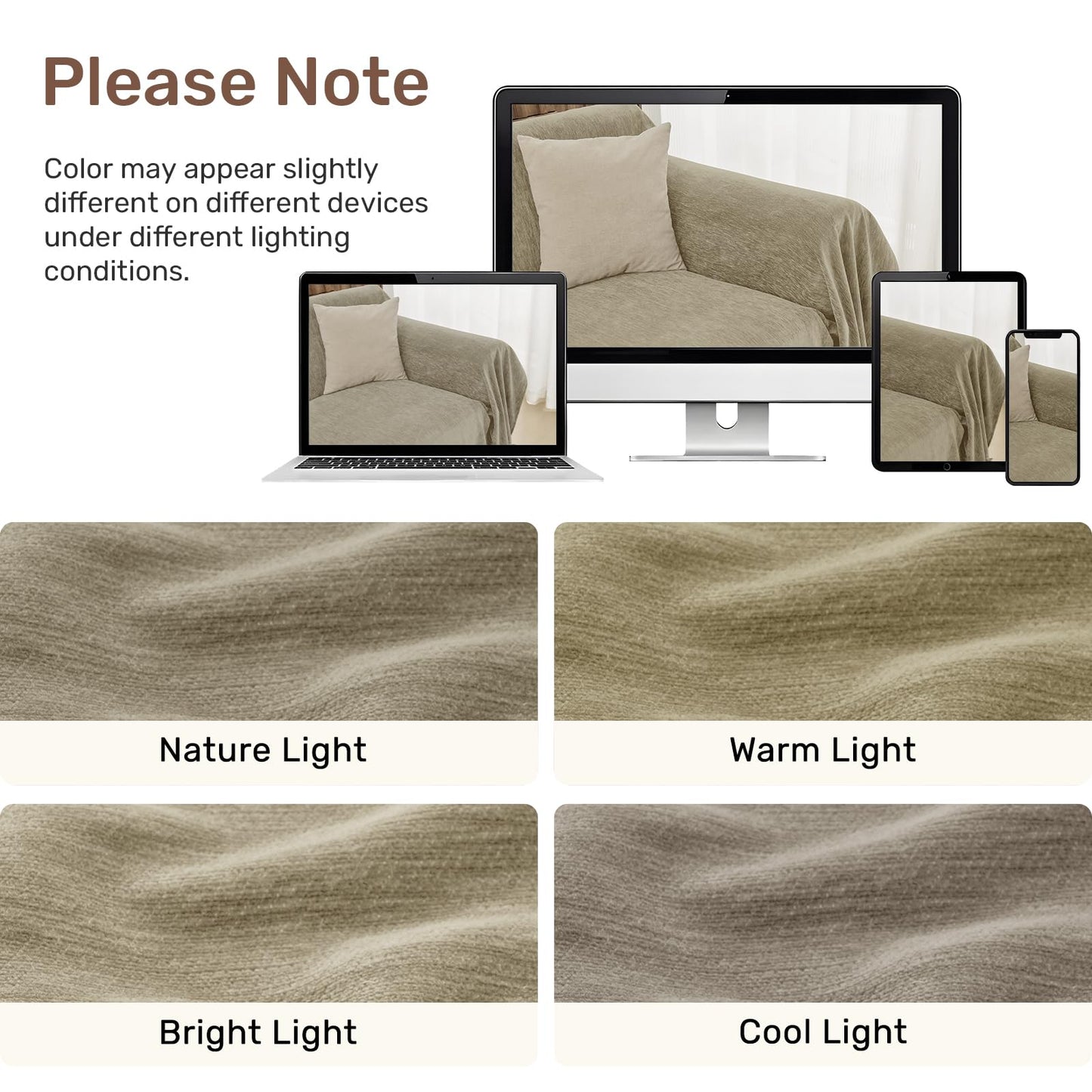 Houmiggle Sectional Couch Covers, 2 Pieces Washable L Shaped Couch Covers Sofa Blanket for Dogs Pet Friendly Sectional Sofa Slipcovers Furniture Protector,71"x 110"+ 71"x 118",(X-Large,Quicksand)