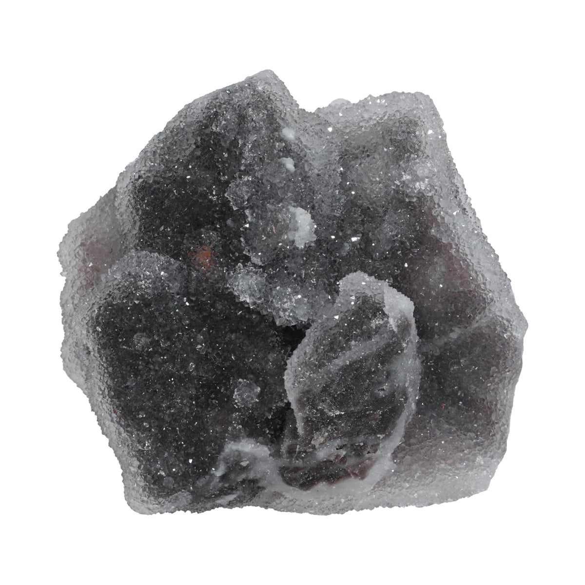 dssmboom Natural Sphalerite Crystal Geode Cluster for Home Decor, Raw Stone Mineral Specimen Decoration for Fengshui, 101g-200g