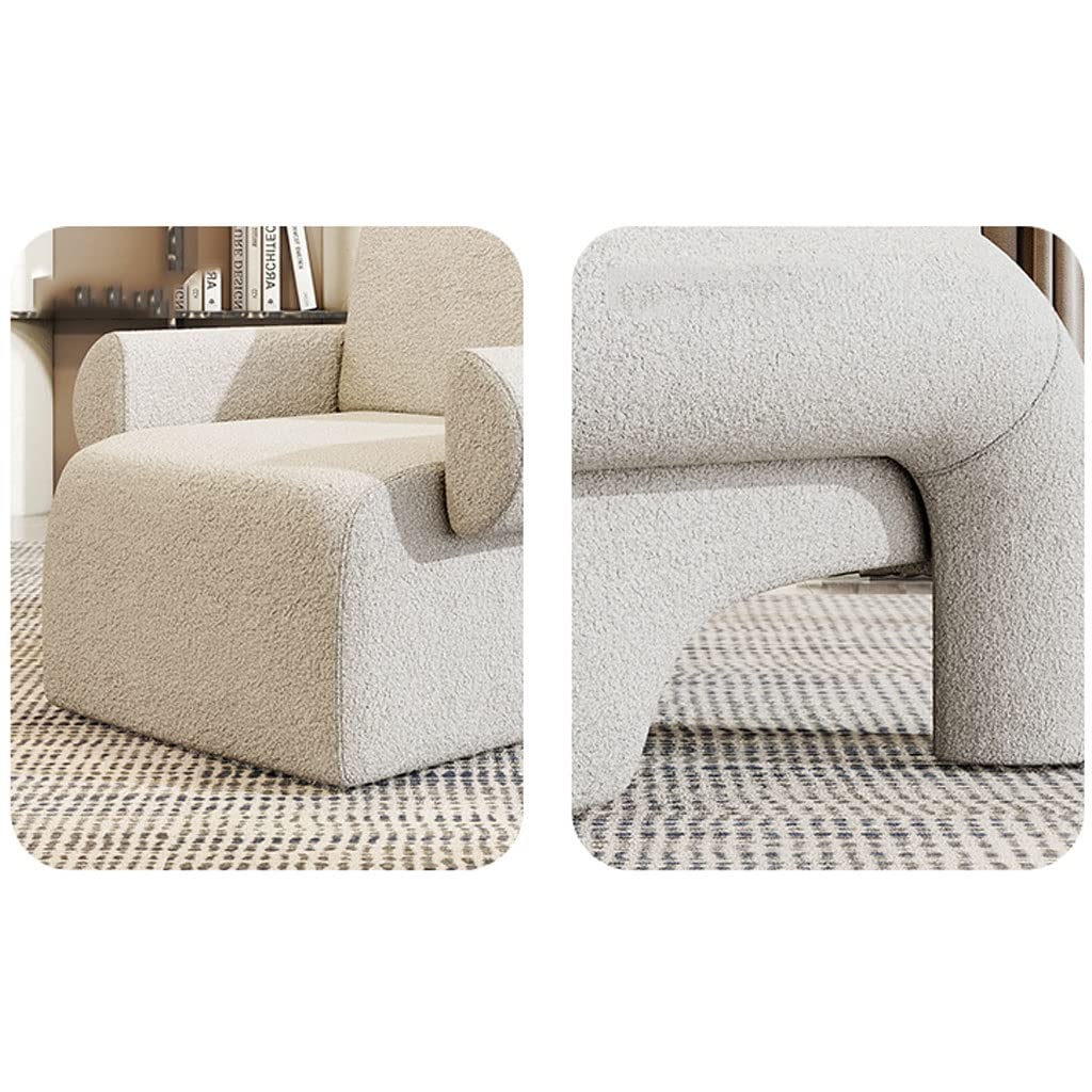 Sofas and Layers Mid-Century Modern Sofa Chair Hotel Reception Sofa Chair, Living Room Single Sofa Chair with Arms Indoor Lounge Chair for Living Room Corner Chair Bedroom Living Room Office (Colour