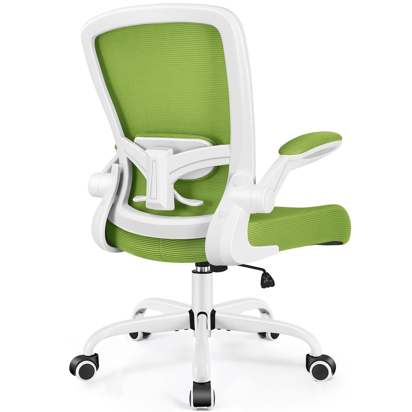 FelixKing Office Chair, Ergonomic Desk Chair Breathable Mesh Chairs Adjustable High Back Lumbar Support Flip-up Armrests, Executive Rolling Swivel Comfy Computer Chairs Home Office Green