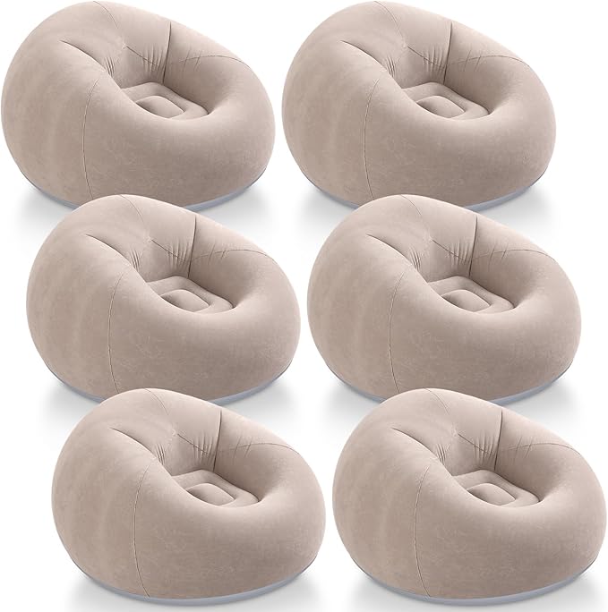 Realspring Inflatable Bean Bag Chairs Outdoor Blow up Camping Chairs Inflatable