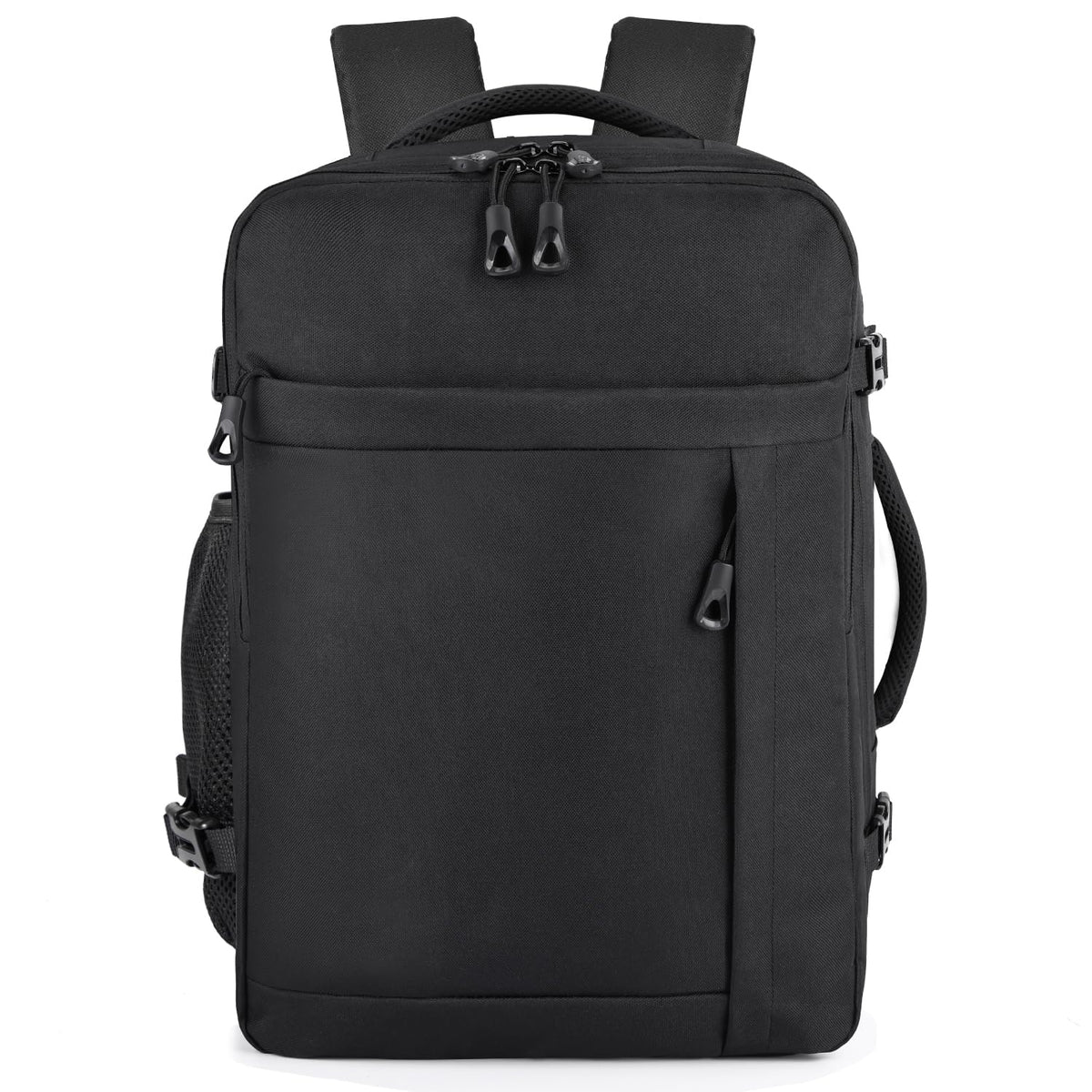 HILOMON Black Travel Backpack for Men Women, TSA Approved Personal Item Size 18x14x8 Under Seat Backpack for Airplanes 15.6inch Laptop 30L Luggage Carry On Bag