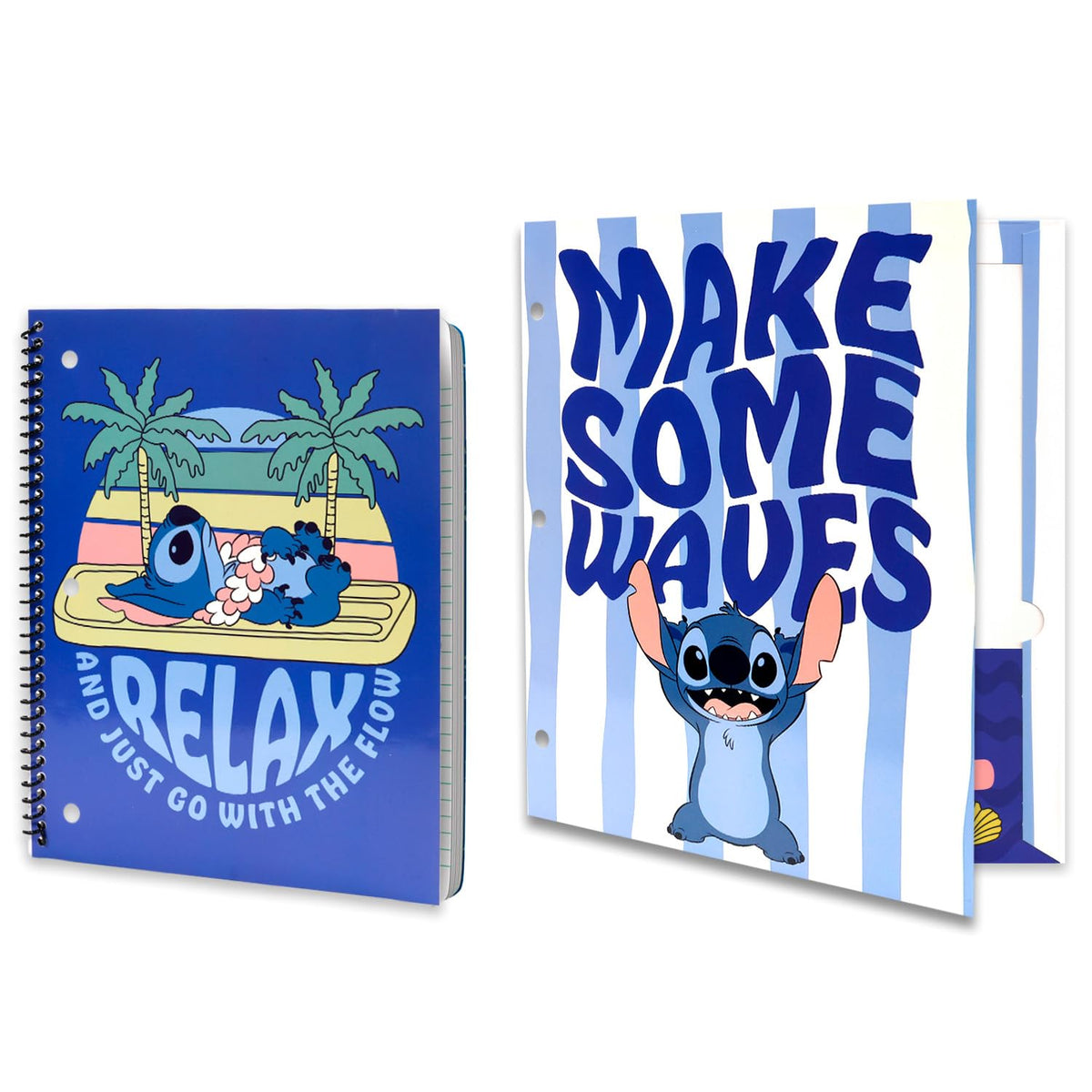 Lilo & Stitch School Supplies Set - Bundle with Disney Stitch Classroom Folder, Notebook, Pencils, Tattoos, and More | Stitch Back to School Supplies