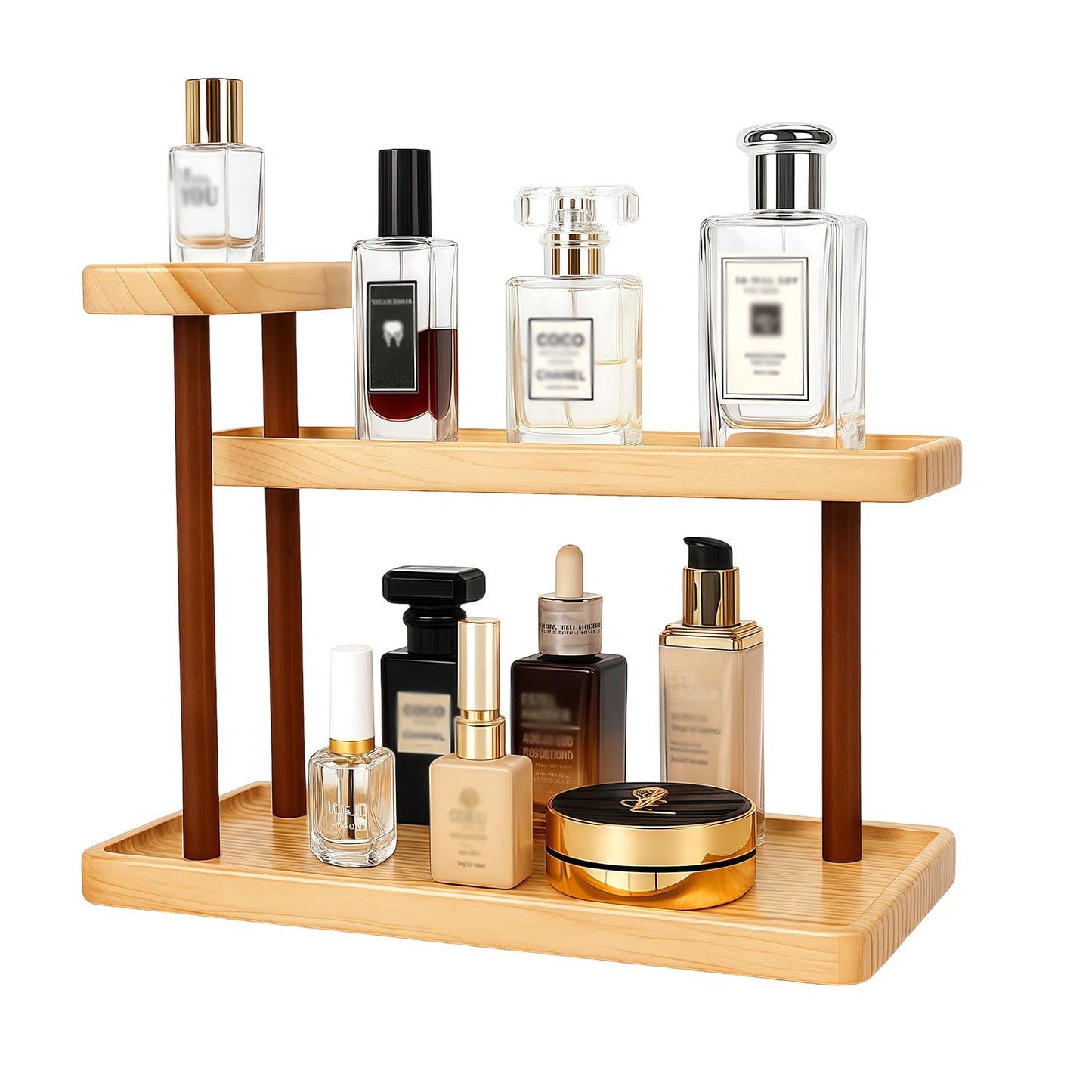 Piegricdiat Bathroom Countertop Organizer,Vanity Organizer and Storage for Cosmetic Skincare Perfume, Ideal Storage Solution for Perfumes, Cosmetics, Spices, Handmade Toys, Office Supplies.