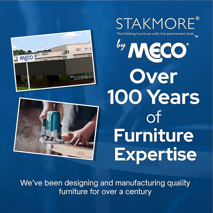 Stakmore Classic Straight Edge Square Folding Card Table 32x32