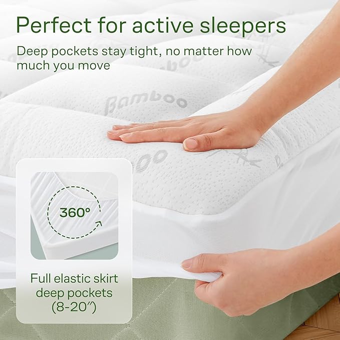 Niagara Sleep Solution Ultra Soft Full XL Size Mattress Topper