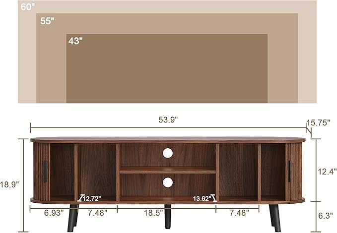ChooChoo Mid Century Modern TV Stand
