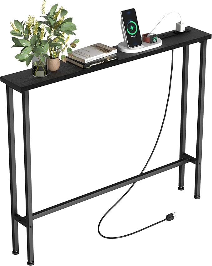 39" Sofa Table Narrow Long