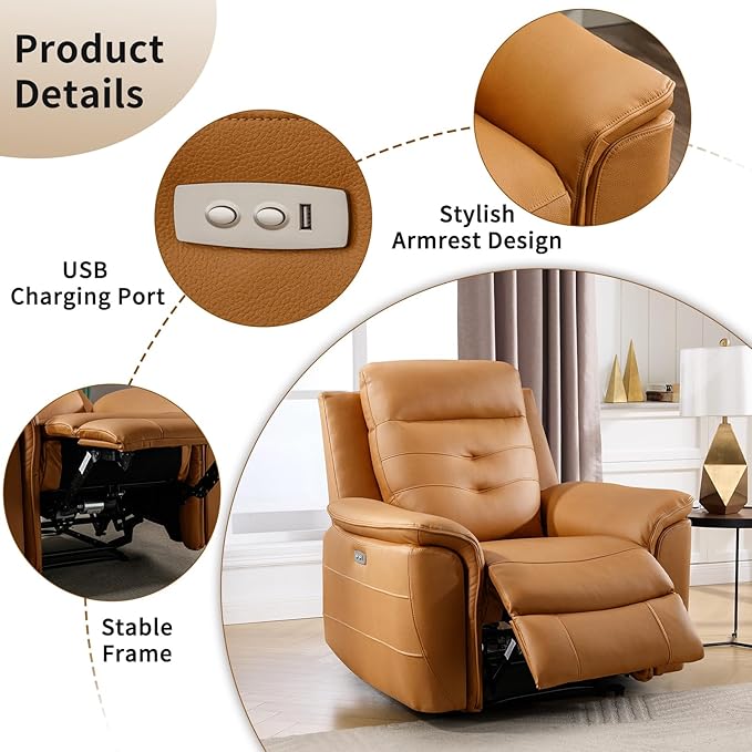 ANJ Power Recliner Chair for Adults