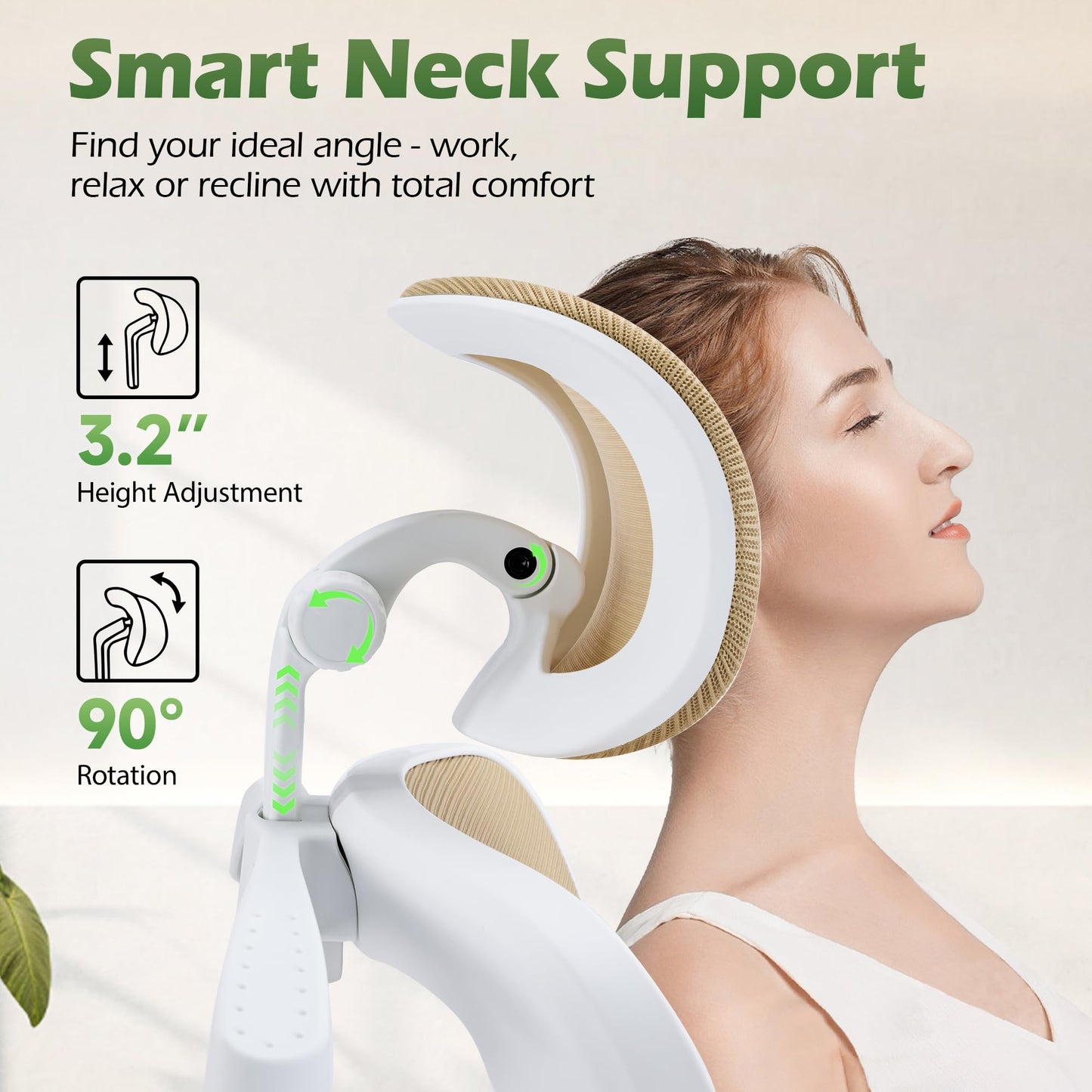 AreShark Office Chair Ergonomic Desk Chairs with Adjustable Lumbar Support& Headrest Hanger, High Back Breathable Mesh Chair with Wheels, Rolling Swivel Comfy Task Computer Chair for Home Work Gaming