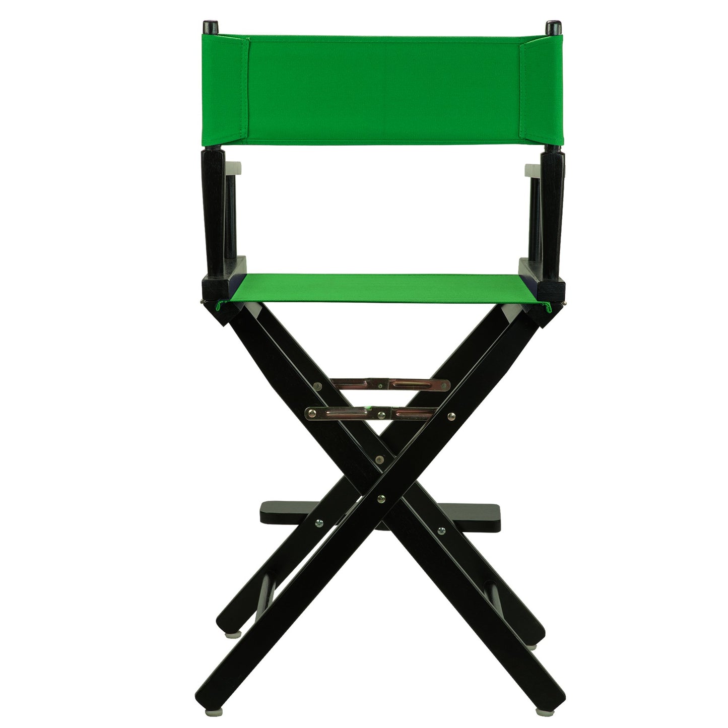 Casual Home Director's Chair ,Black Frame/Green Canvas,24" - Counter Height