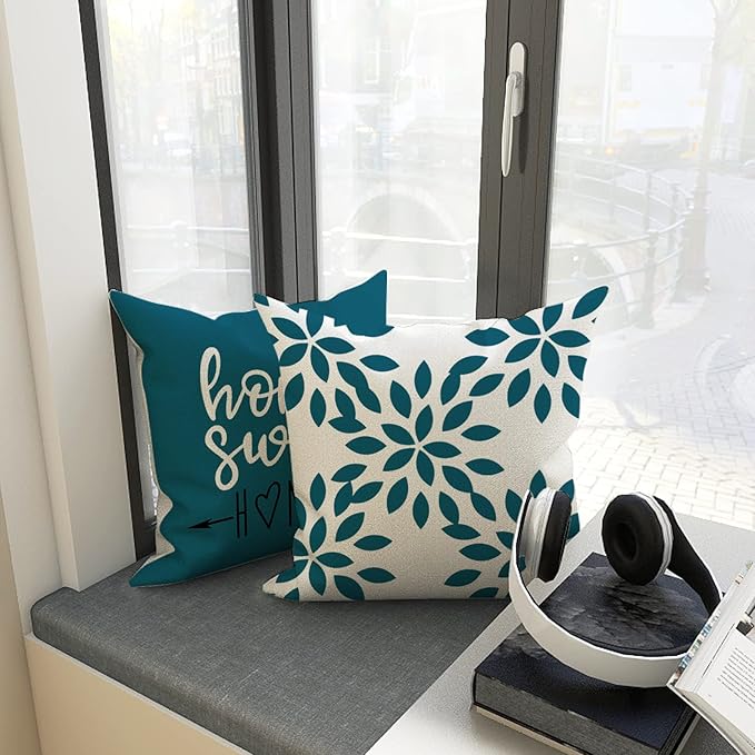 YCOLL Pillow Covers 20x20 Set of 4, Modern Sofa Throw Pillow Cover, Decorative