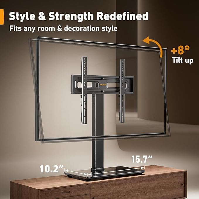 Perlegear Universal Swivel TV Stand Base