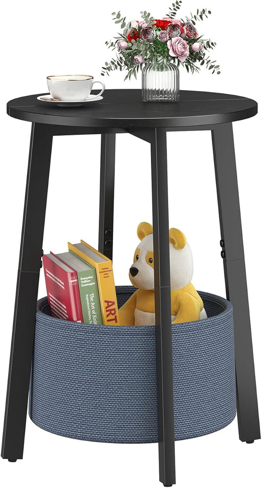 sthmec Small Round Side End Table