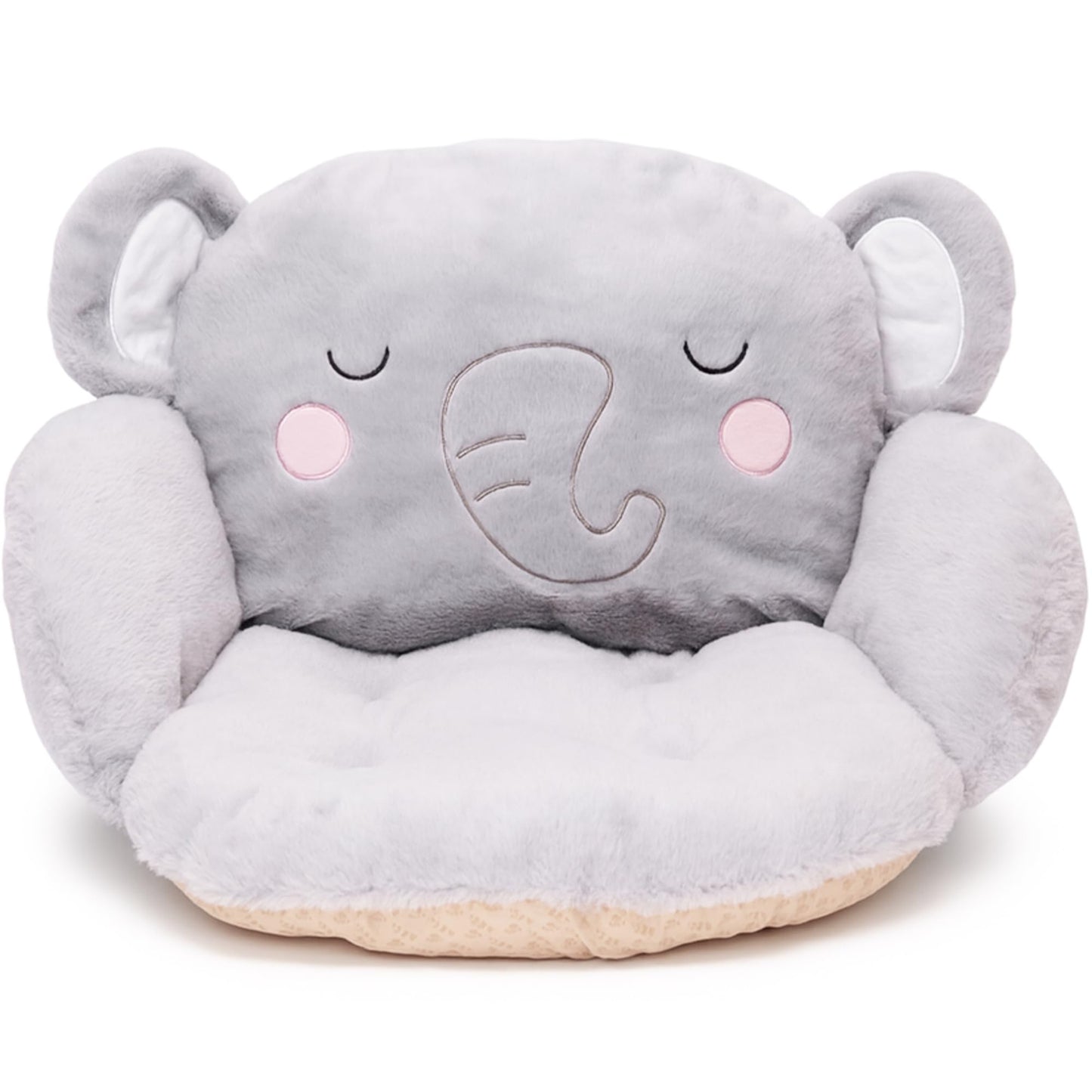 ninazy Elephant Animal Cushion - Cute Pillows Chair Pillow - Gaming Chair Cushion Cute - Seat Cushion for Office Chair - Sitting Pillow Car Seat Pillows Decor - Plush Pillows (Ele)