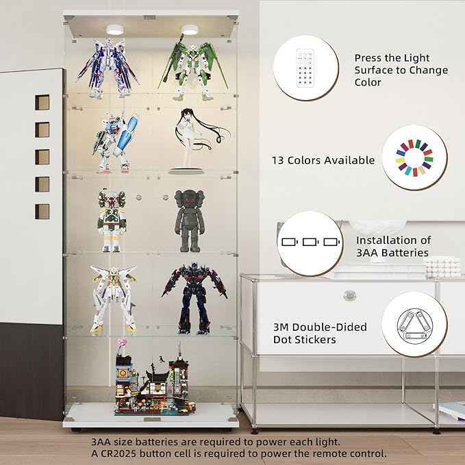 Beauty4U Glass Display Cabinet