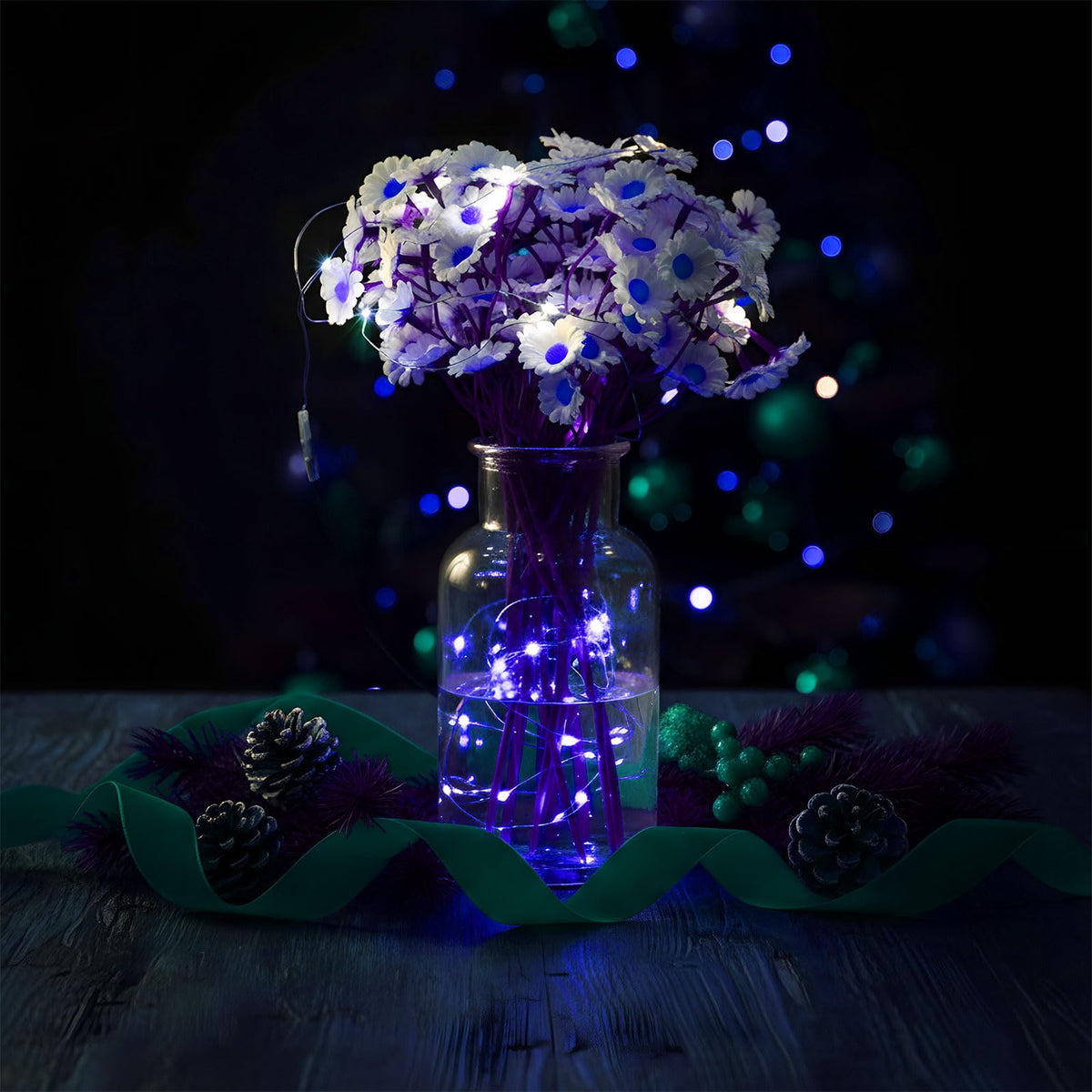 Macarrie 6 Pcs Fairy Lights USB Powered 16 ft 50 LED String Lights for Indoor Outdoor Bedroom DIY Party Wedding Home Festival Tree Garden Xmas Decoration (White)
