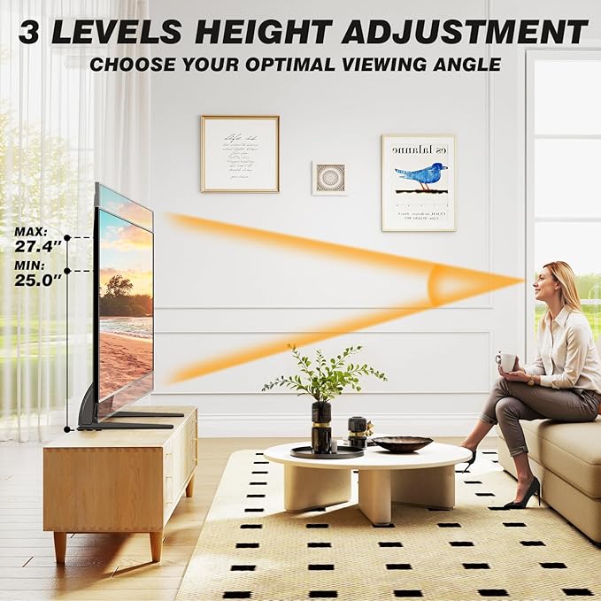 5Rcom TV Stand Mount, Universal TV Stand Tabletop
