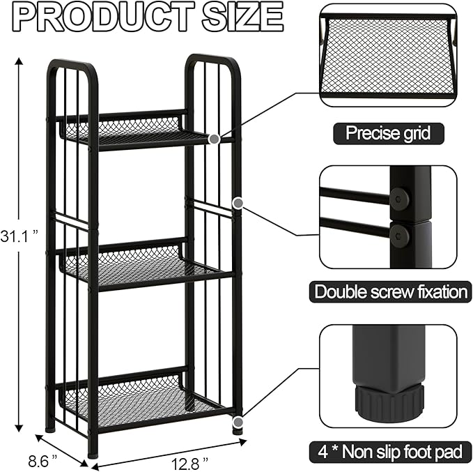 Bookshelf Storage Shelf Bookcase Freestanding Storage Stand