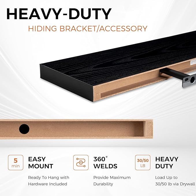 Fun Memories Floating Shelves for Wall, Floating Shelf for Living Room