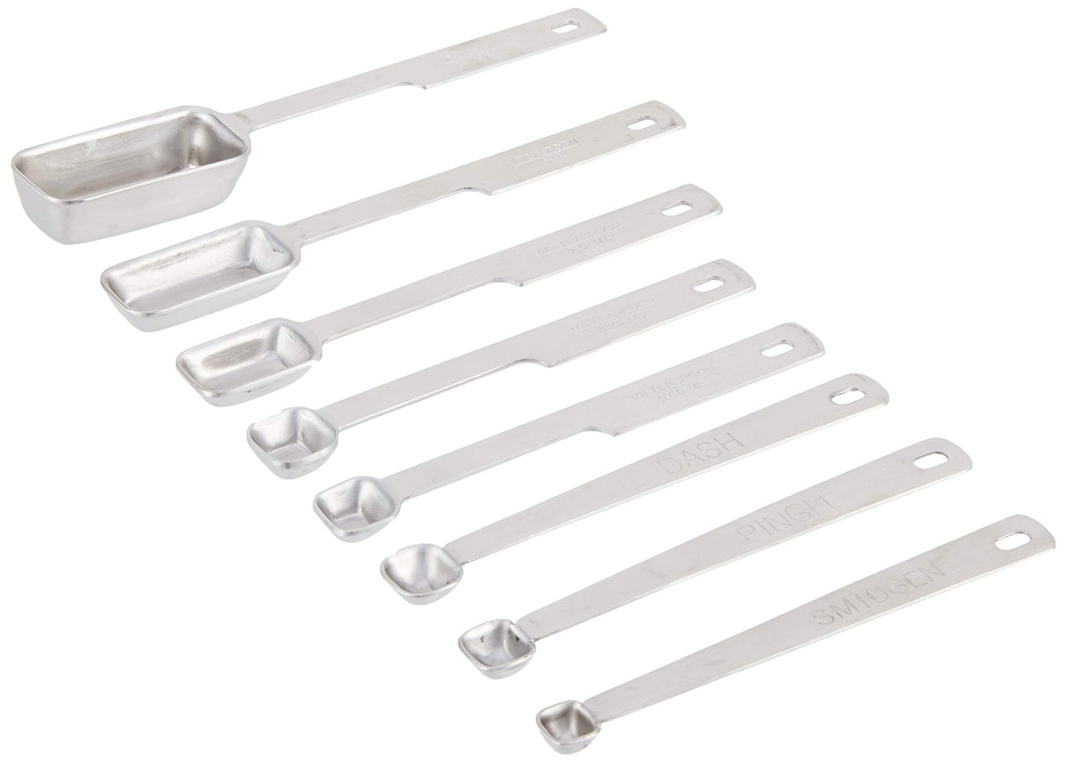 Norpro 8-Piece Stainless Steel Measuring Spoon Set, One Size, Metallic