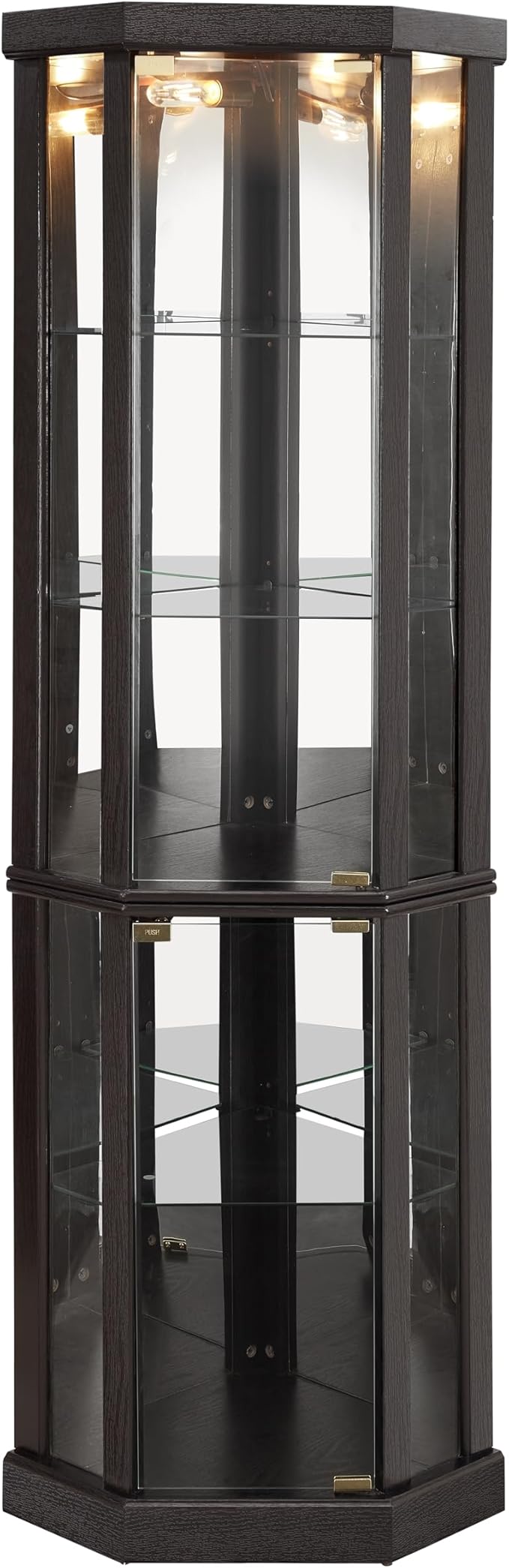 Glass Corner Display Cabinet