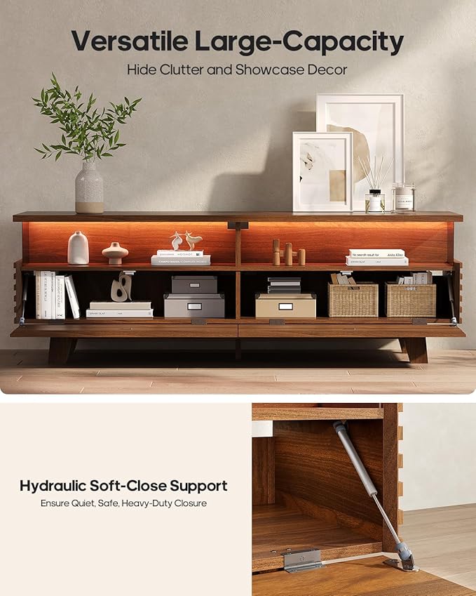 HAUOMS 59" TV Stand for Living Room