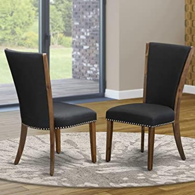East West Furniture VEP8T24 Verona Parson Dining Chairs