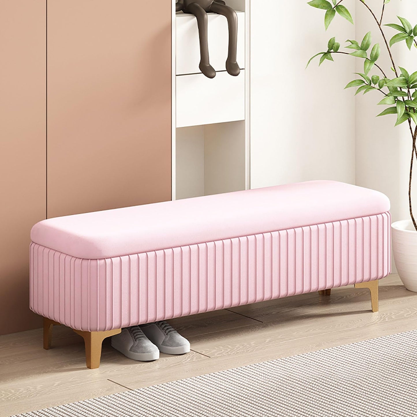 Benches Garden Bench Outdoor Patio Seating Backless Park Chair Lawn Path Slatted Seats,Velvet Storage Ottoman for Bedroom Square Footrest with Wooden Bench Stylish Entryway Seating Hallway S