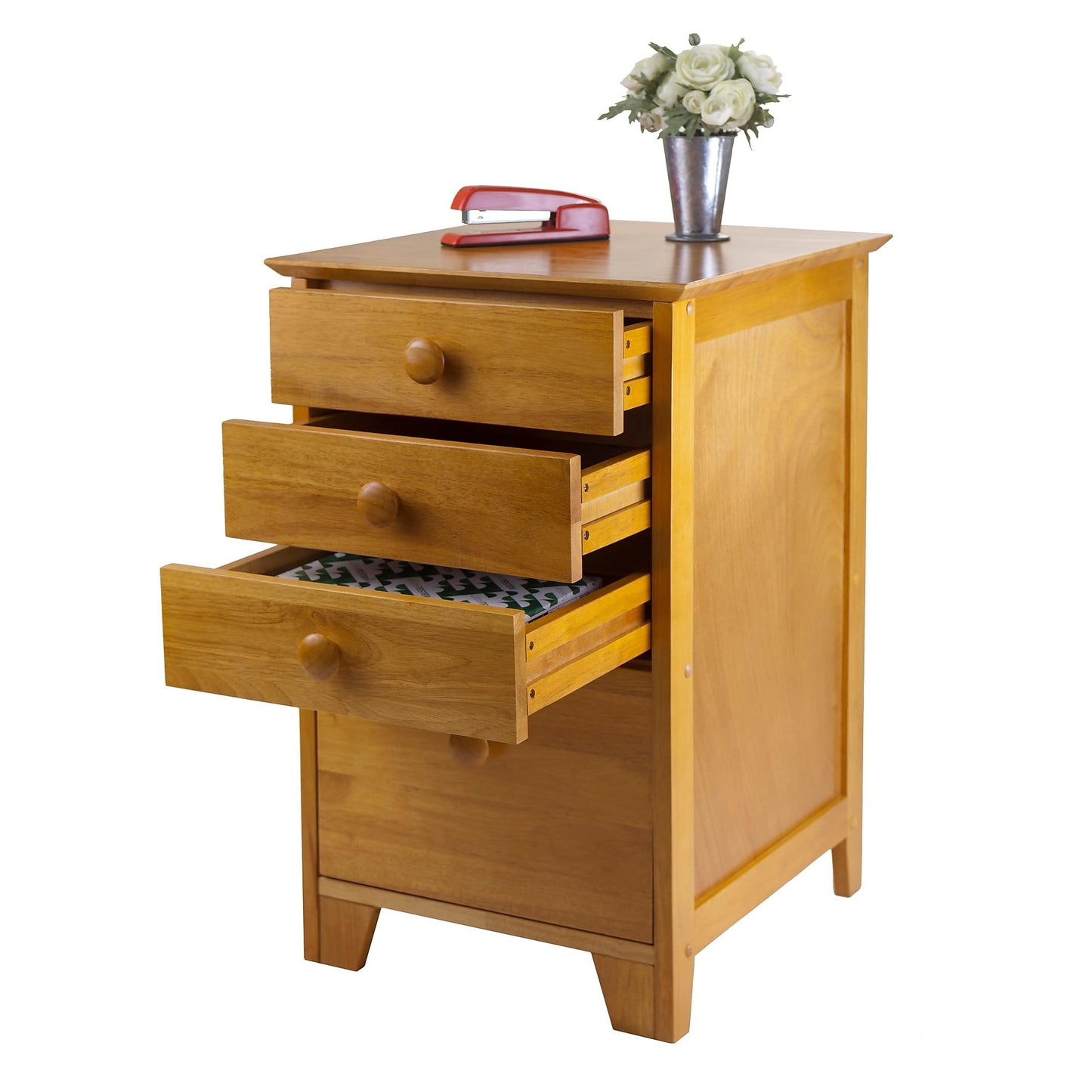 Winsome Studio Wood Filing Cabinet, Honey (99428)
