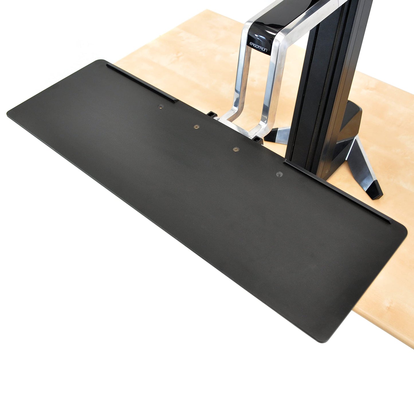 Ergotron – WorkFit-S LD Single Monitor Standing Desk Converter, Sit-Stand Workstation for Tabletops – 6 to 16 lbs, Black