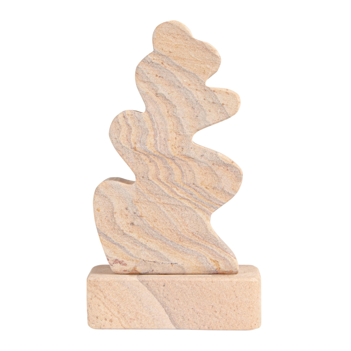 Bloomingville Teakwood Sandstone Décor, Natural