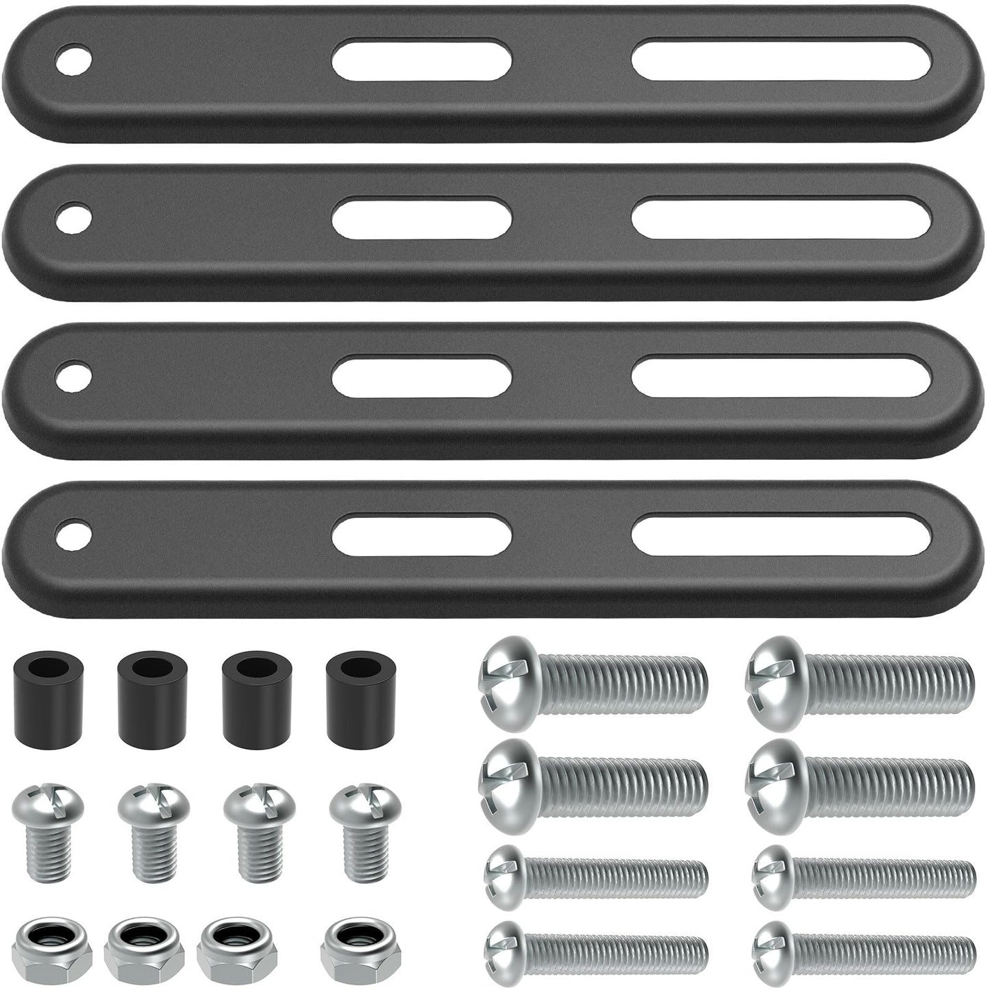 VESA Extension Mount Adapter Brackets Kit for Screens 32 to 55 inch LCD LED TV, TV Mount Steel Conversion Plate for VESA up to 400x400mm