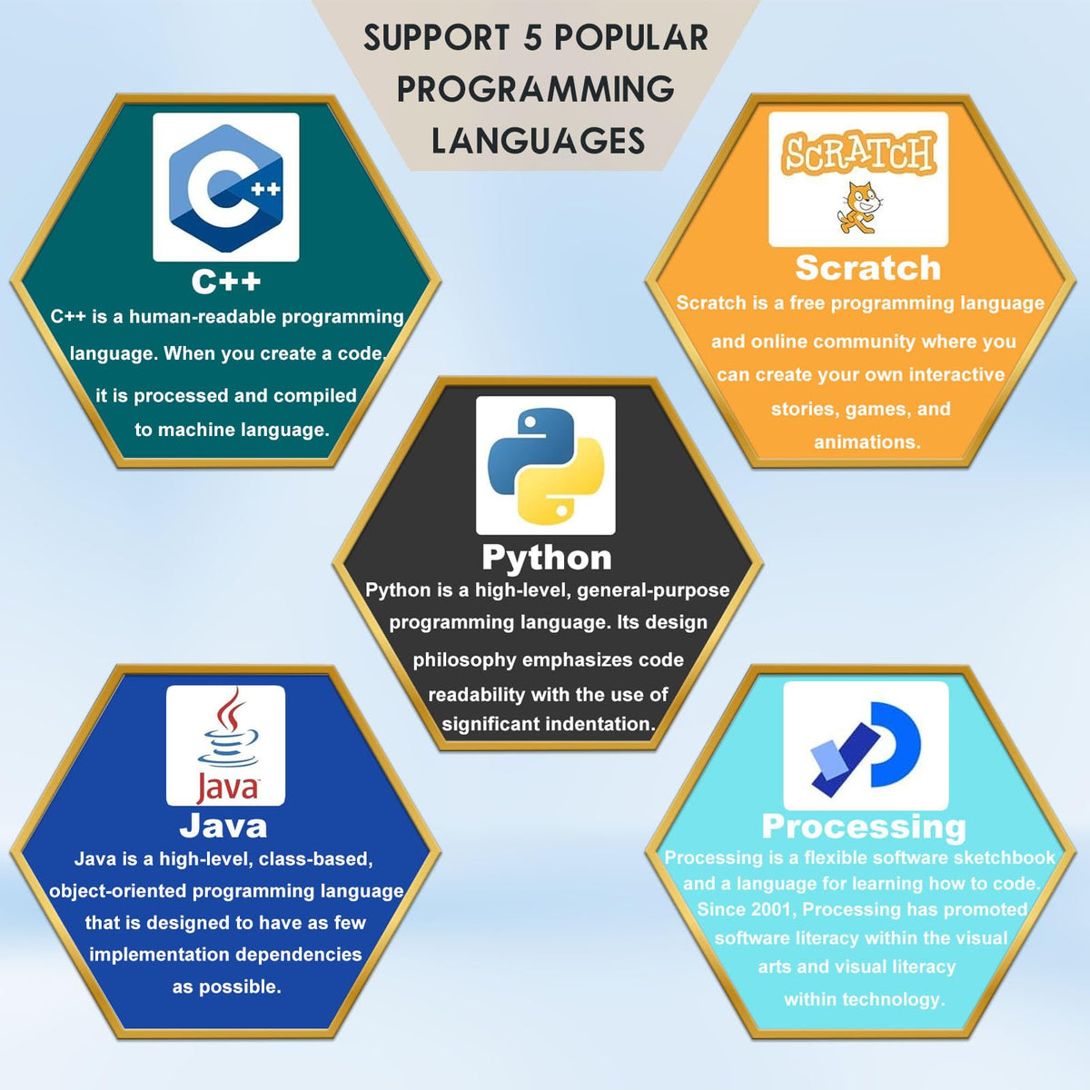 Ultimate Starter Kit for Raspberry Pi 5 4 B 3 B+ 400 Zero 2 W, Python C C++ Java Scratch Processing Code, 297 Items, 124 Projects, Online Tutorial Courses for Beginners(Raspberry Pi NOT Included)