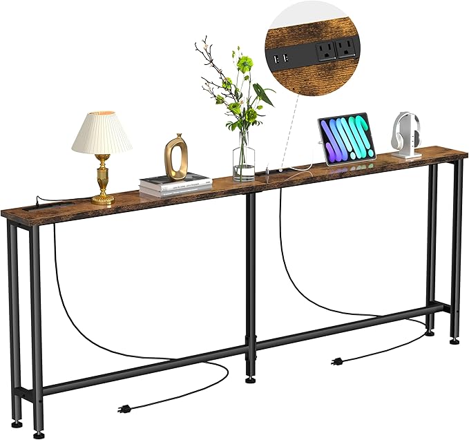 Keelian 90" Narrow Sofa Table